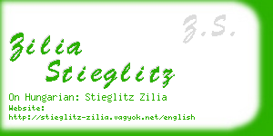 zilia stieglitz business card
